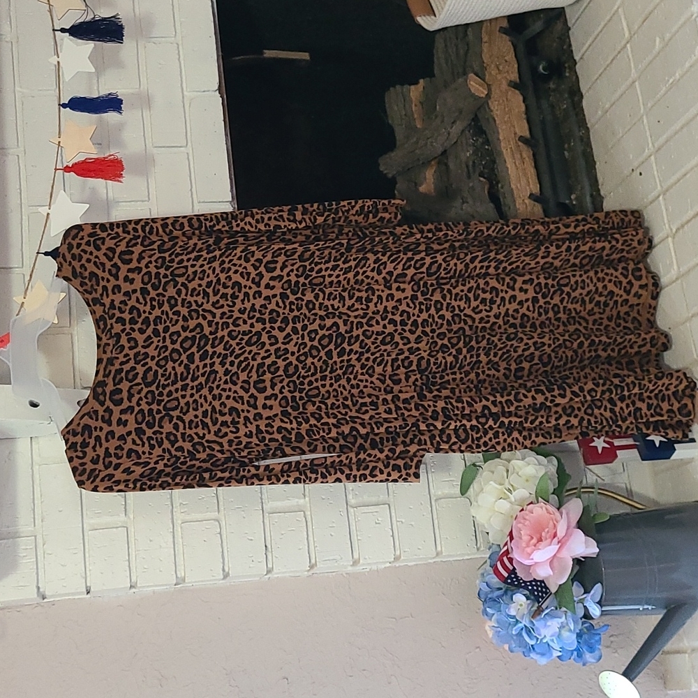 Cheetah Print Dress